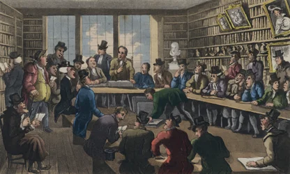 Doktor Syntax bei einer Auktion